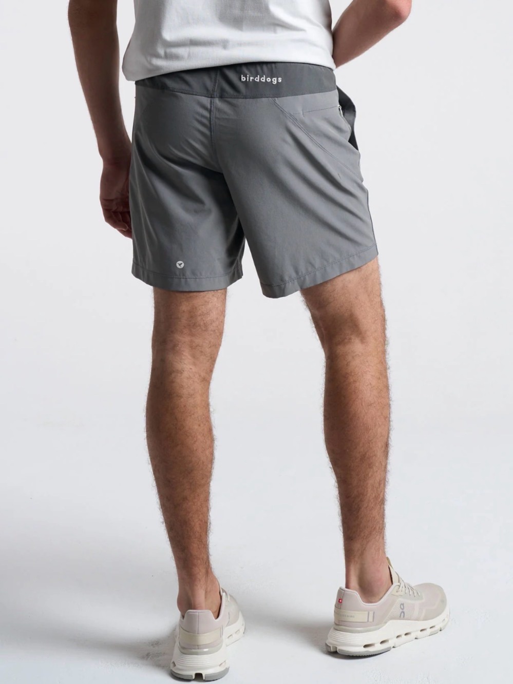Birddogs “The Original Gym Shorts” in “The Tightwads” Gray Lined Athletic Shorts